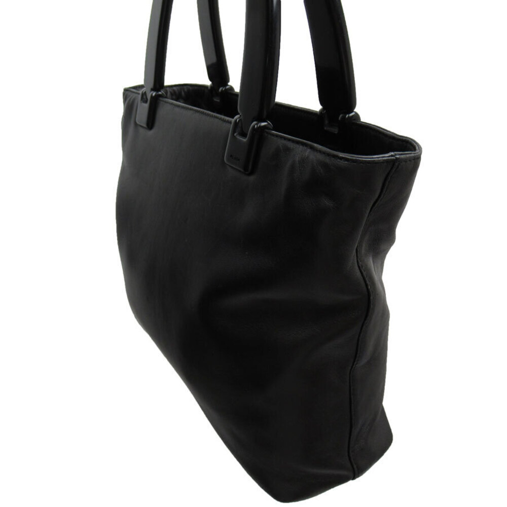 Prada Black leather handbag body distinctive handles